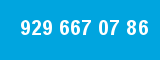 929 667 07 86 929 667 07 86